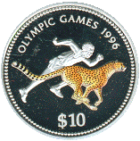 NAMIBIA 10 Dollars 1996 KM 11